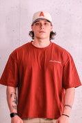 ART of DREAMING BASIC TEE RED BURGUNDY
