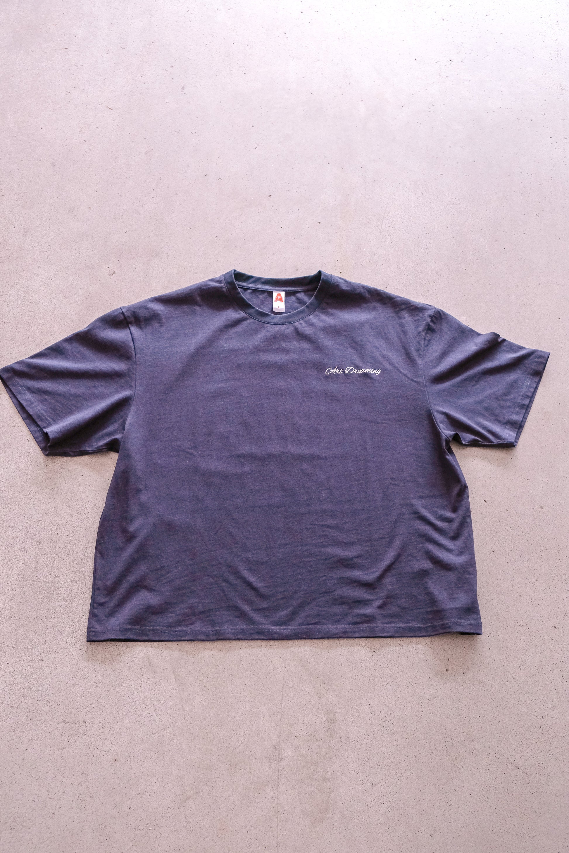 ART of DREAMING BASIC TEE BLACK NAVY